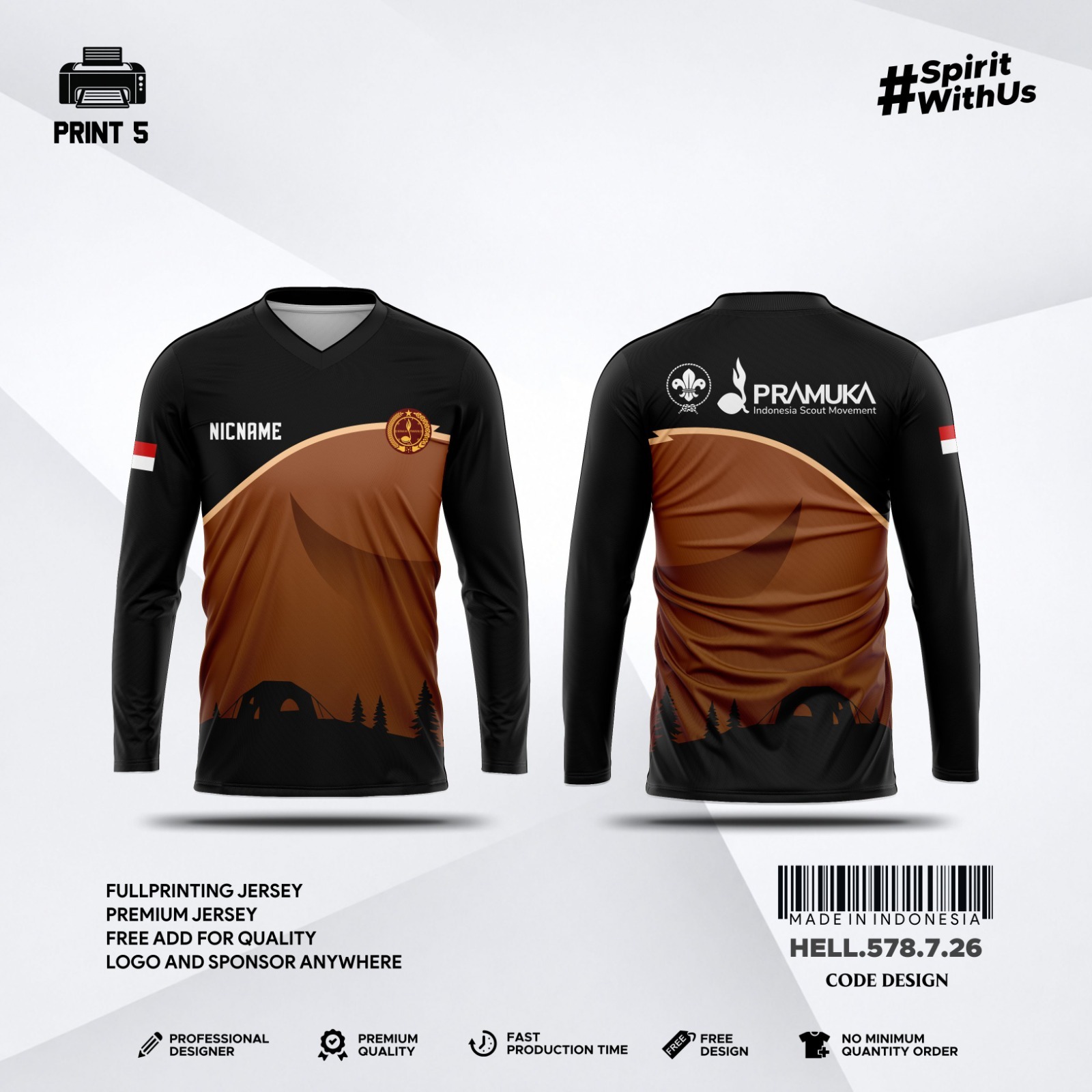 Jersey Pramuka X3-26