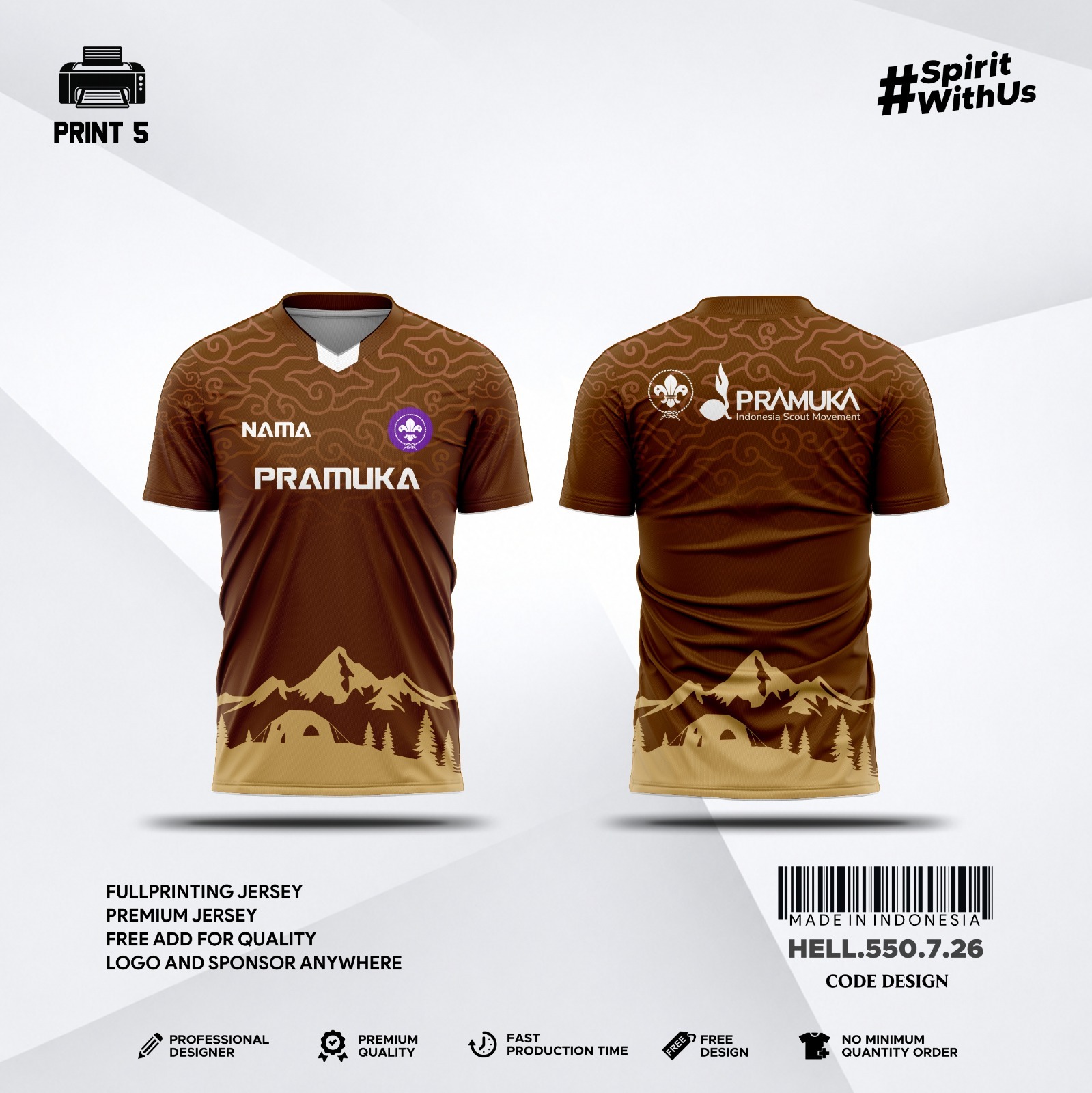 Jersey Pramuka X5-26